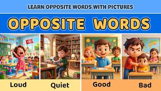 Learn Opposite Words Opposites Words For Kids