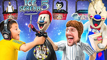 Double Chubby Trash!  Ice Scream Rod Delivers MYSTERY Youtube Box! (IS5: Friends - Mikes Adventure)