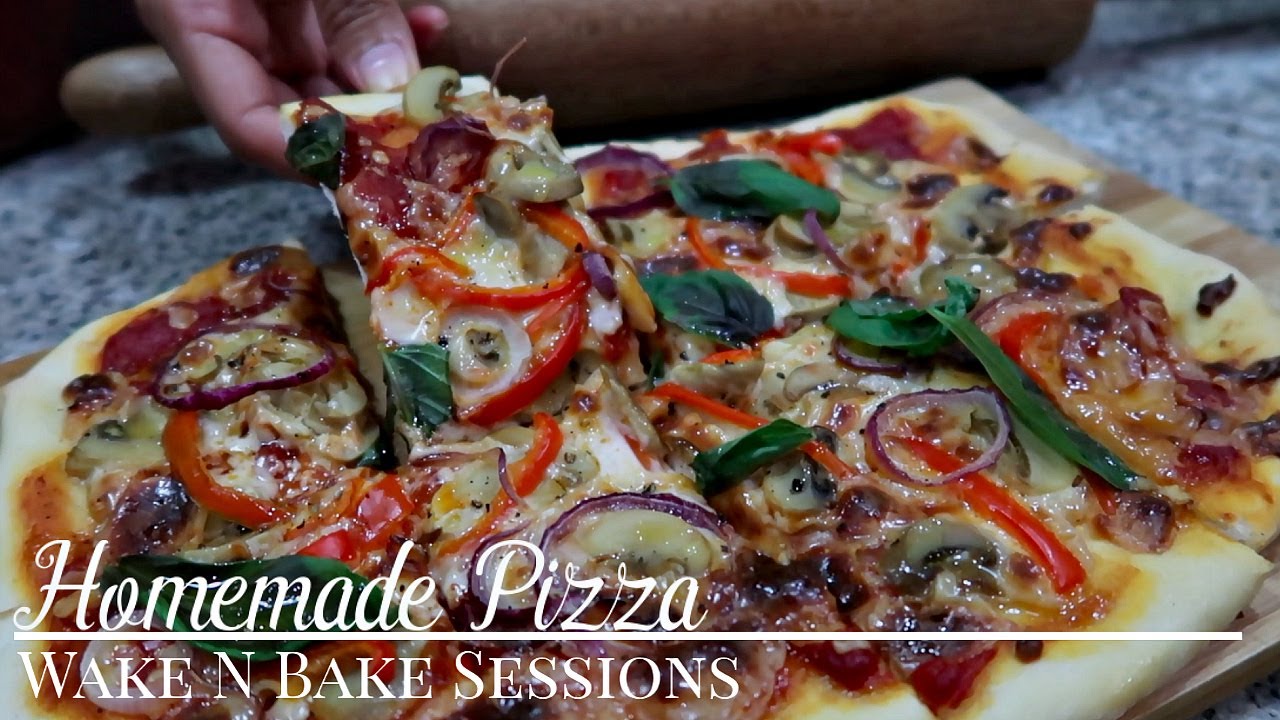 How To Make Pizza At Home Pizza Recipe Wake N Bake Sessions Ep 6 Youtube