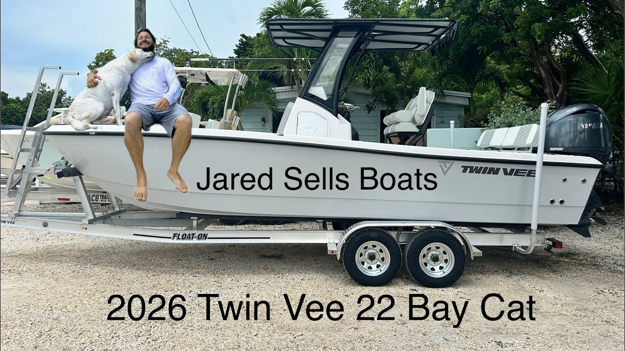 Perfection reimagined! 2026 Twin Vee 22 Bay cat. This Cats got