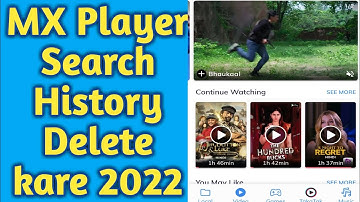 How to Delete Search History on MX Player | MX Player me Search History kaise delete kare | 2022