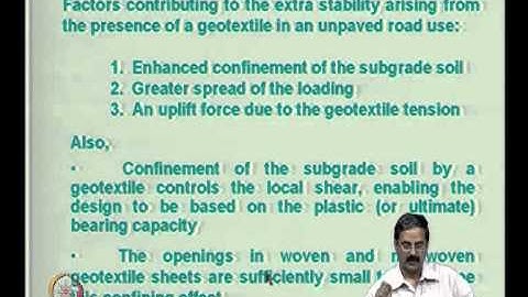 Mod-08 Lec-37 Geosynthetics in pavements