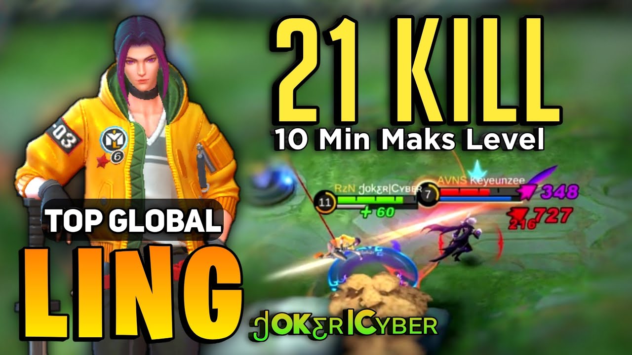 KILLING MACHINE! Ling Best Build 2022 [ Top Global Ling Gameplay ] By ქokƹʀ|Cʏʙᴇʀ - Mobile Legends