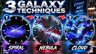 Tested 3 Galaxy Resin Pouring Techniques