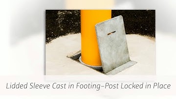 Series HL2004L Locking Helix Lock Safety Bollards