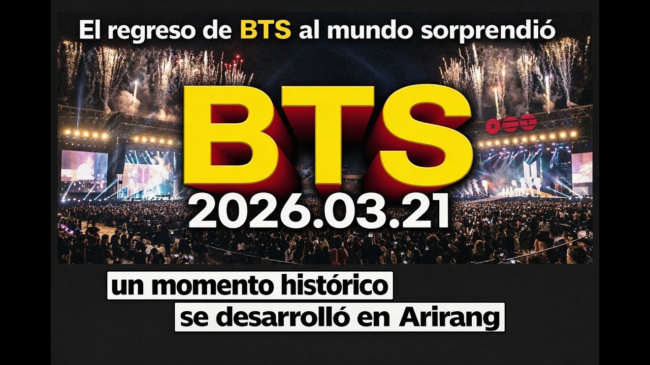 El regreso de BTS al mundo sorprendió, un momento histórico se desarrolló en Arirang.