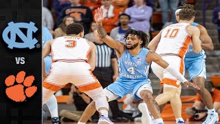 North Carolina vs. Clemson Men's Basketball Highlights (2021-22)