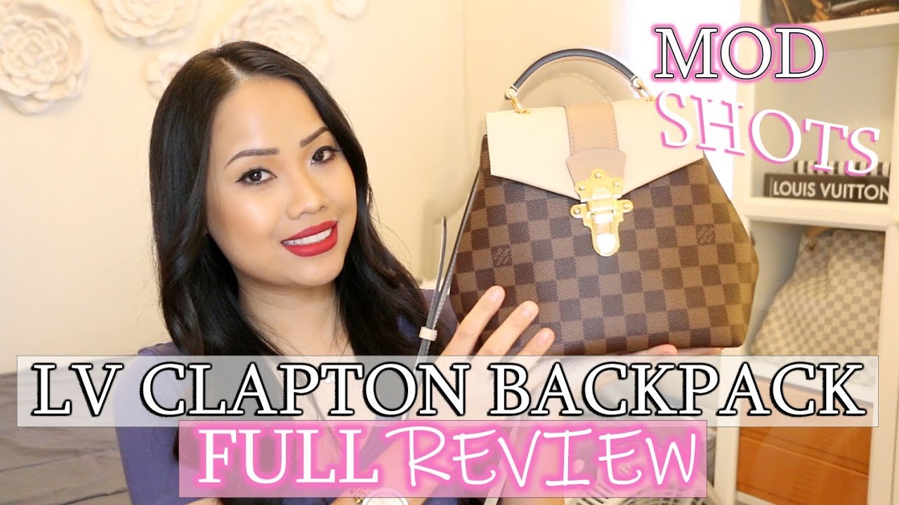 LOUIS VUITTON CLAPTON BACKPACK REVIEW | WHAT FITS | MOD SHOTS - YouTube