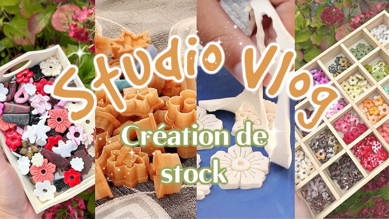 STUDIO VLOG - Créer du stock pour un marché de créateur