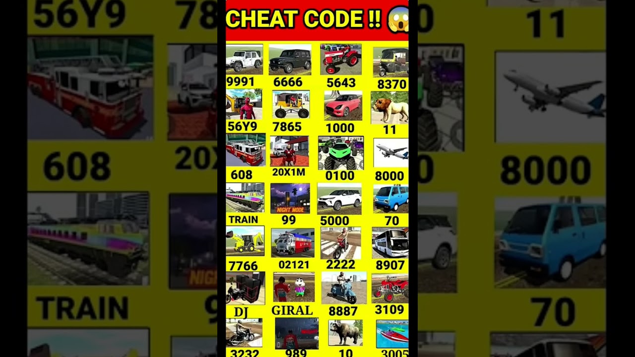 lion+Aeroplane 🛫 ka cheat code+All Cheat code Indian bike driving 3D game 