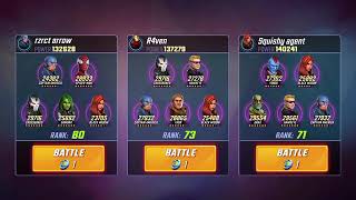 Marvel Strike Force Ronan VS Meta team Arena 2 screenshot 2