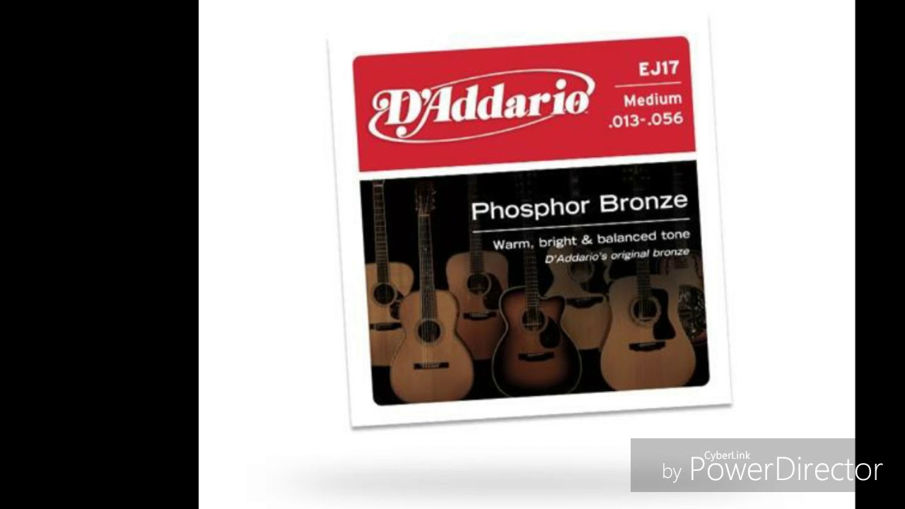 Daddario EJ17 vs Ernie Ball Earthwood 2002 YouTube