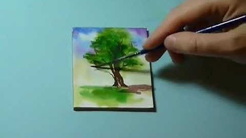 Crescent Artists Trading Cards - Watercolour Demo | Jackson