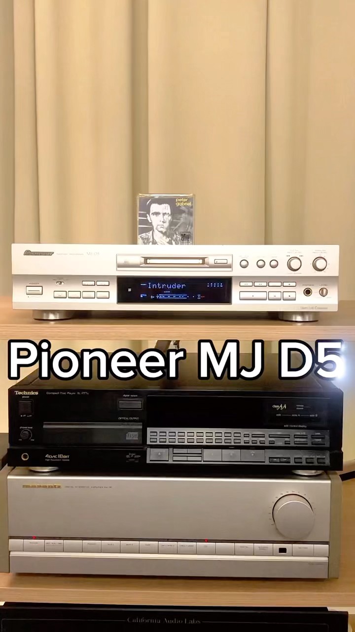 🎶 Pioneer MJ-D5 MiniDisc Player – Pure Digital Sound