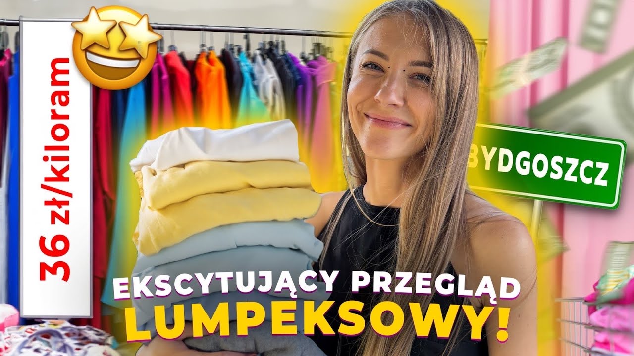 ZAKUPY ZA 40 ZŁ W LUMPEKSIE?! 😱 Kupiłam modne jeansy w KiS Second Hand 🤯
