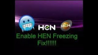 PS3 Hen Freeze fix