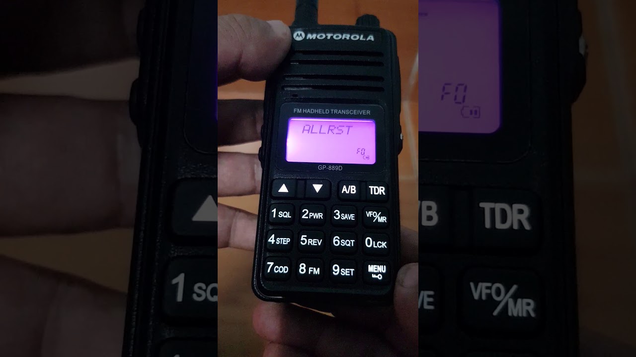 วิธีรีเซทเครื่อง Restore Motorola GP889D