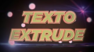 COMO FAZER TEXTO FLAT EXTRUDE PELO ANDROID!!