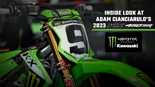 Inside Look | 2023 Monster Energy Kawasaki KX450SR Supercross Race Bike