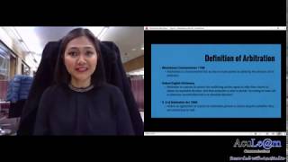 Topic 4: Arbitration