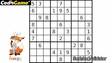 [Codingame - Puzzle facile] - 51. Sudoku Validator [Python3]