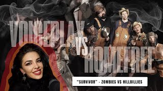 "Survivor" Zombies vs Hillbillies (VOICEPLAY vs HOMEFREE) - Reaction!! { HALLOWEEN }