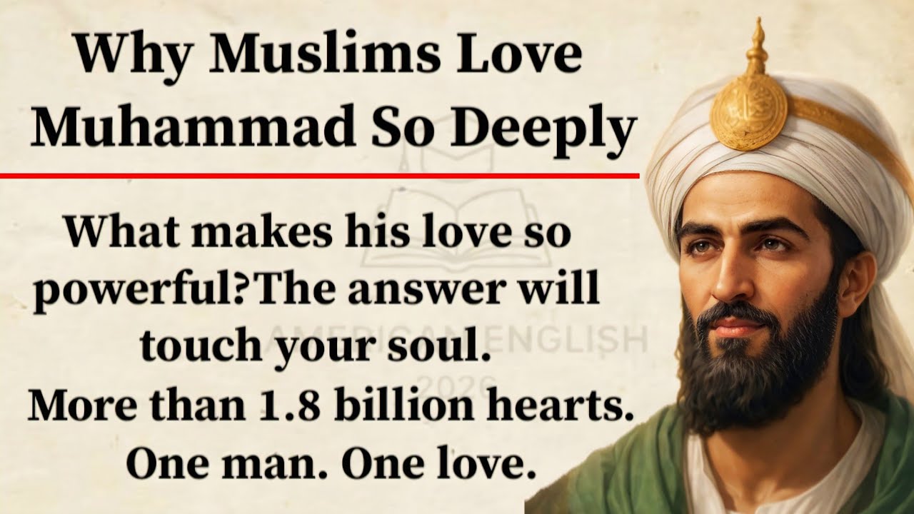 Why Muslims🕌 Love Prophet Muhammad So Deeply  🕋|| Learn English Through Story || Graded Reader ✅