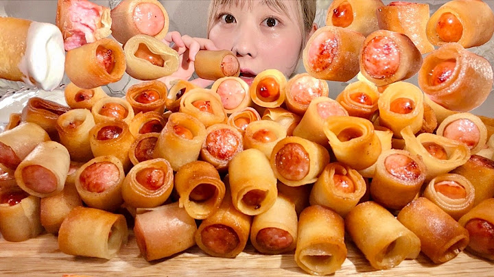 ASMR 話題のバリバリソーセージ【咀嚼音/ Mukbang/ Eating Sounds】【日本語字幕】