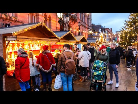 A walk through CHESTER - Christmas Market