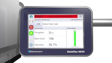 Videojet DataFlex® 6530 and 6330 Thermal Transfer Over printers