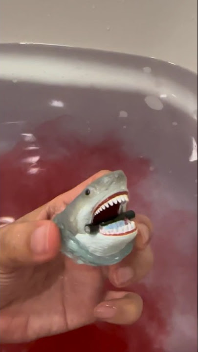 Who knew blood   sea water could smell this good? #jaws #shark #bath #bathbomb #japan