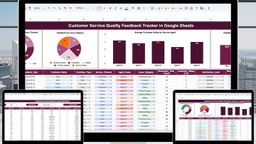 Customer Service Quality Feedback Tracker in Google Sheets