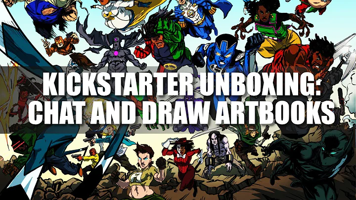 Comic Book Kickstarter Unboxing - Chat And Draw Artbooks By Michael Watson