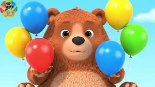 Der Bär, der Luftballons liebte | Lustiges Kinderlied und Tierreim für Kinder