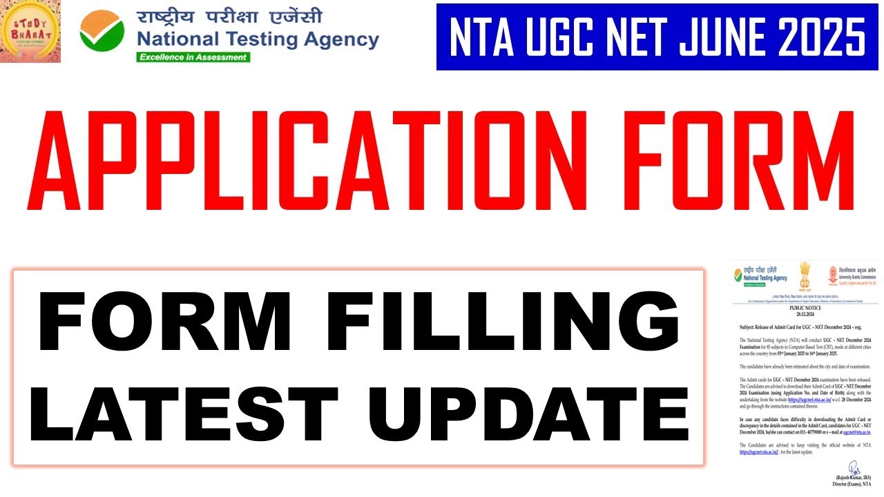ugc net june 2025 Application form filling date | ugc net application ...