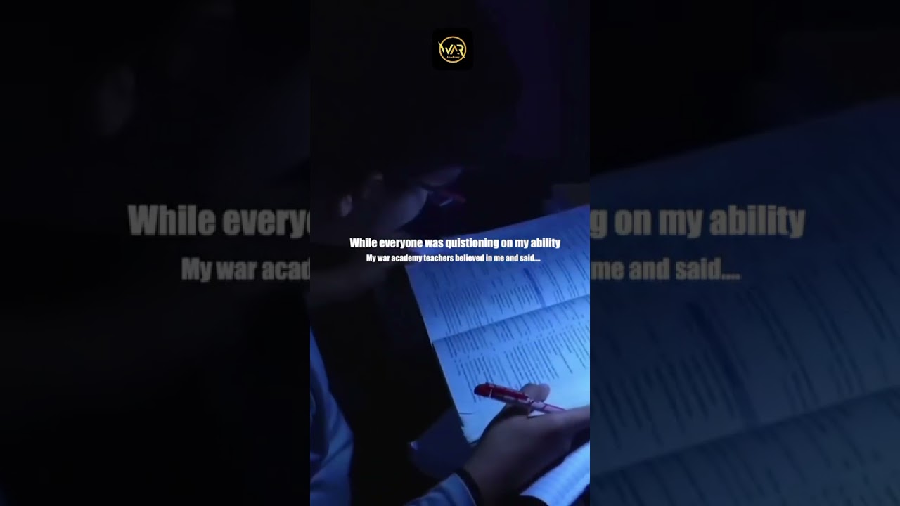 War Academy's experienced faculty not only teaches but also motivates you to do your best! 💪📚