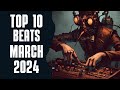 Top 10 rap beats march 2024