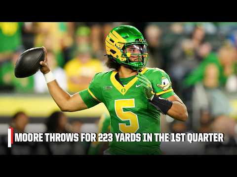 Dante Moore throws for 223 PASSING YARDS in the FIRST QUARTER 🔥 | ESPN College Football