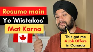 Make a Killer Resume to get 'Field Job' in Canada