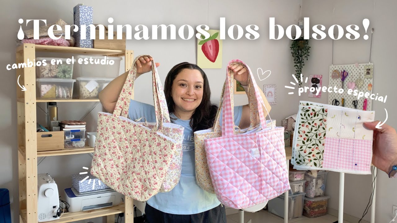 Vlog de mi pequeño negocio 🧵 Ya tenemos más bolsos! 🌷 Un nuevo proyecto especial 💌