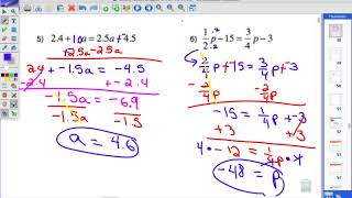 Video Notes Lesson 8-5