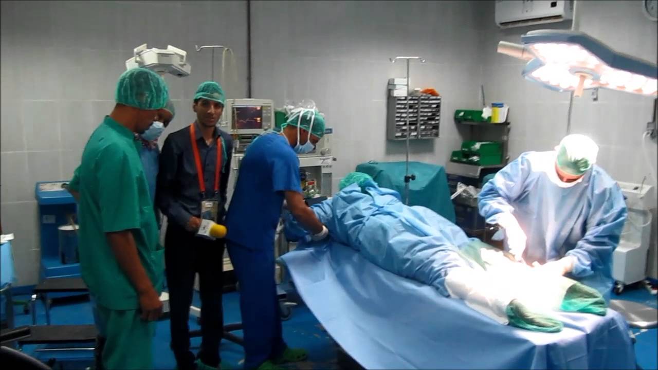 قناة ميزرات وفي سبق صحفي لها من داخل غرفة العمليات الجراحية ُأثناء
