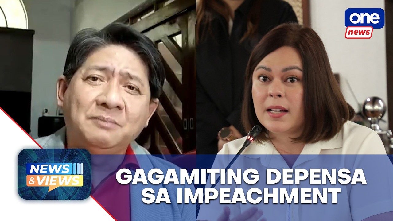 Gadon: VP Sara to use presidential bid vs impeachment | News and Views 
