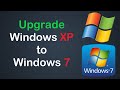 Как обновить Windows XP до Windows 7 без потери данных