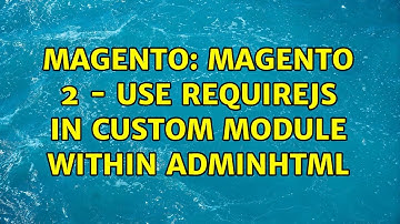 Magento: Magento 2 - Use RequireJS in custom module within adminhtml