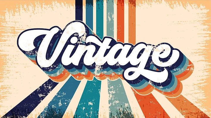 Create Vintage Retro Text Effects in Adobe Illustrator