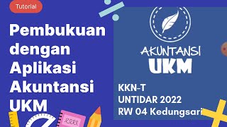 Tutorial Pembukuan dengan Aplikasi Akuntansi UKM