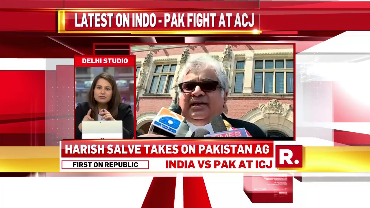 Harish Salve takes on Pak Attorney General - June 16, 2017