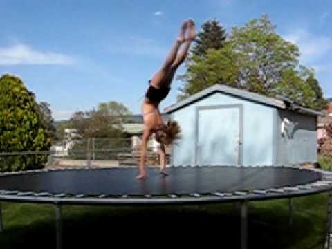 Shay on the trampoline - YouTube