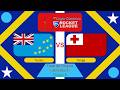 Tuvalu 🇹🇻 vs Tonga 🇹🇴 Grupo A